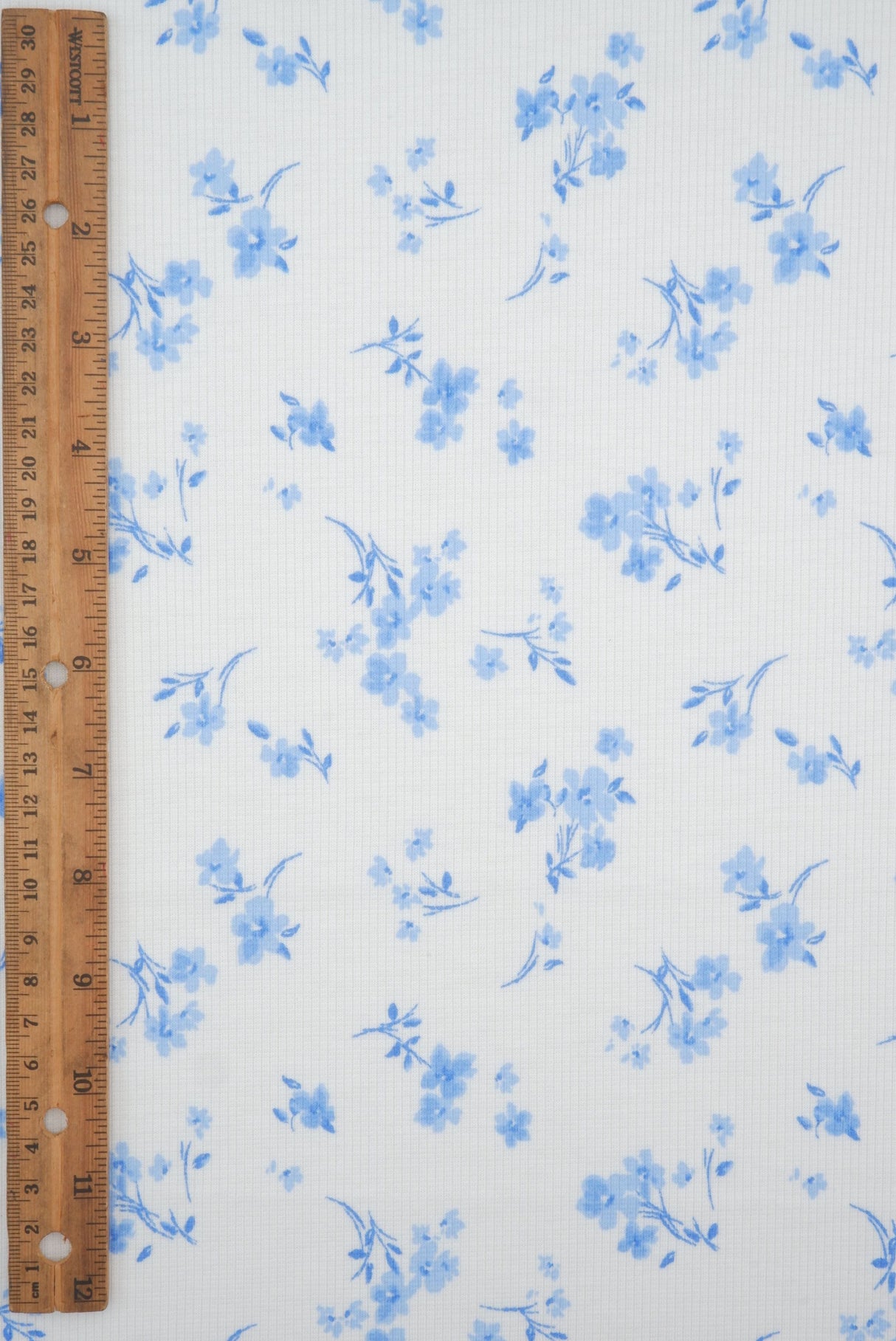 Ditsy Floral Rib Knit