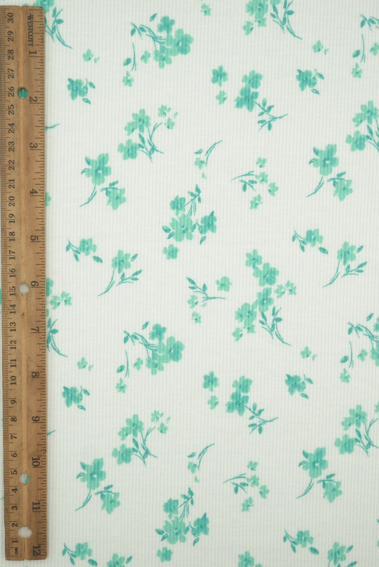 Ditsy Floral Rib Knit