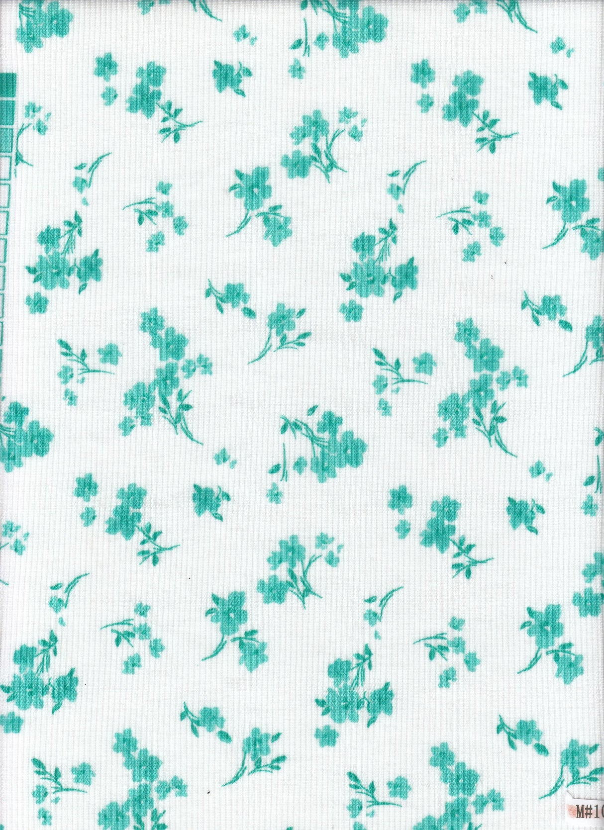 Ditsy Floral Rib Knit