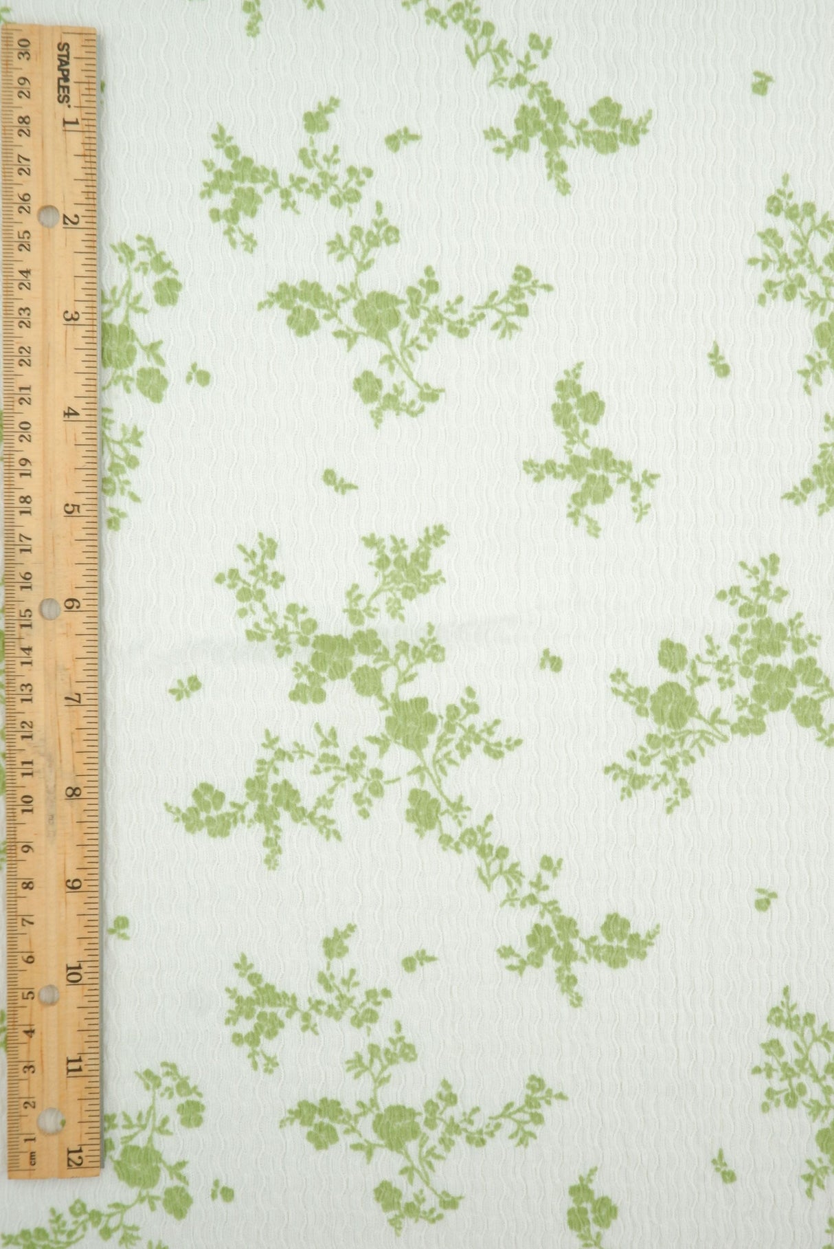 Printed Knit Ditsy Woven Fabric