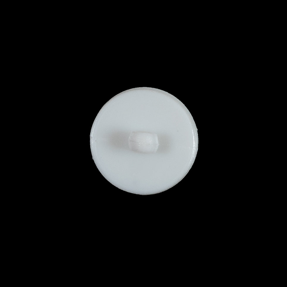 Italian Ivory Textured Shank-Back Button - 28L/18mm