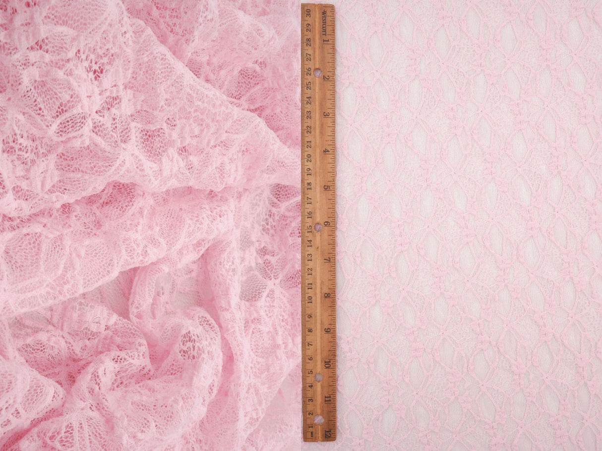 Bubble Ditsy Flower Lace Fabric