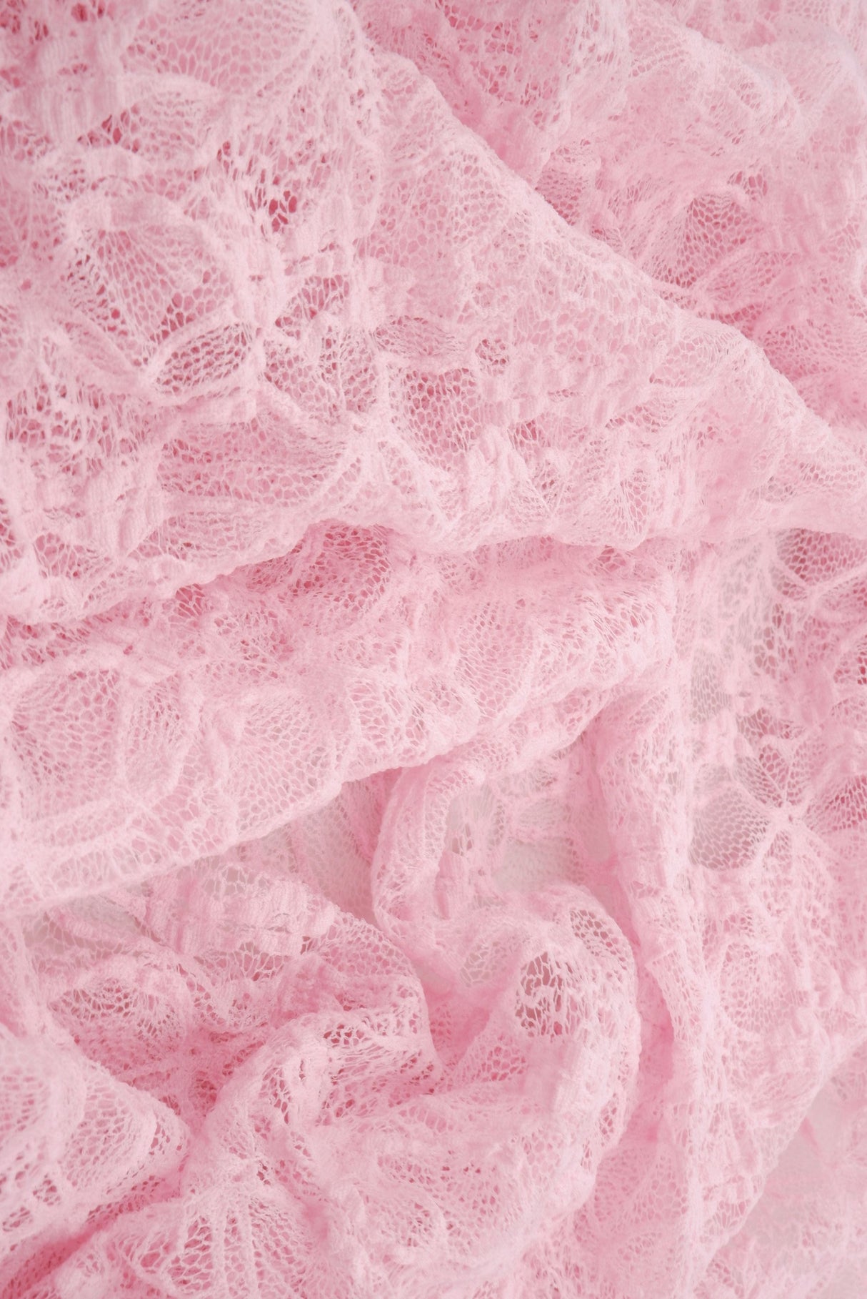 Bubble Ditsy Flower Lace Fabric