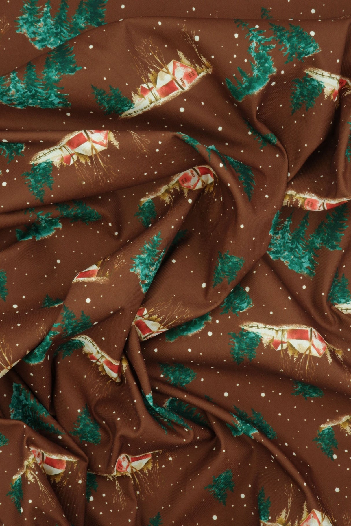 Christmas Digital Woven Print Fabric