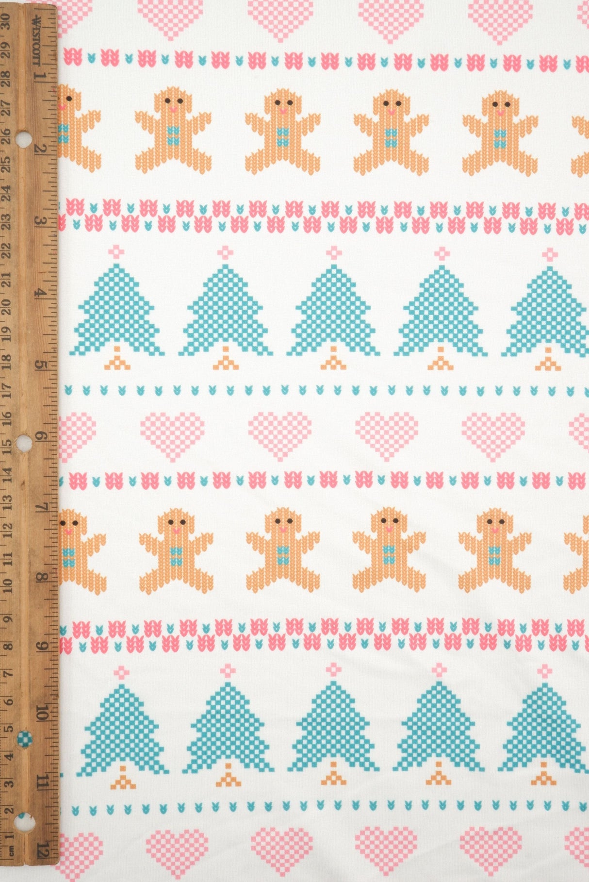 DTY Brushed Christmas Knit Fabric