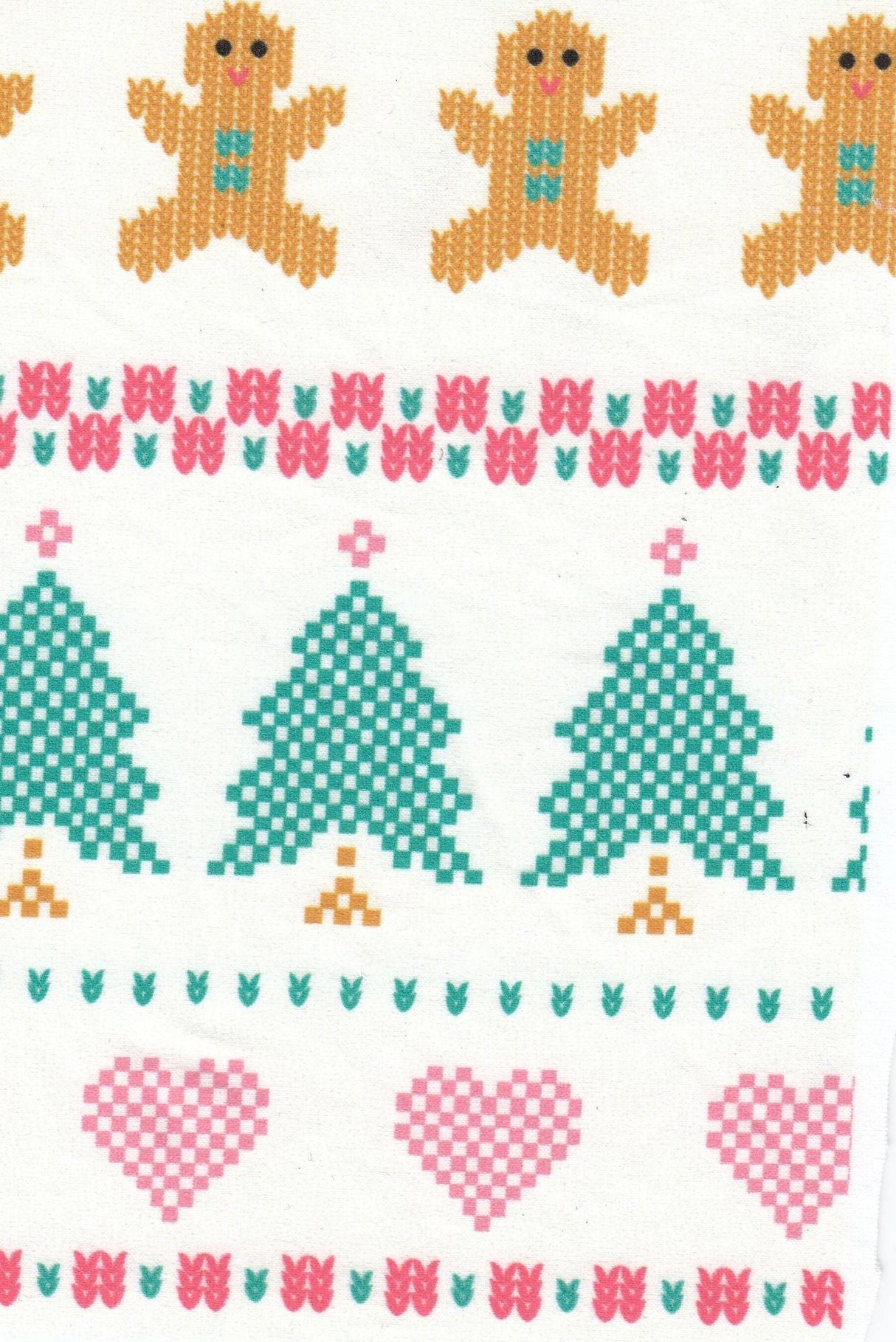 DTY Brushed Christmas Knit Fabric