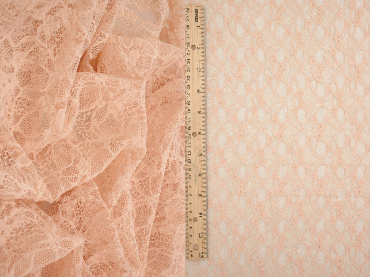 Bubble Ditsy Flower Lace Fabric