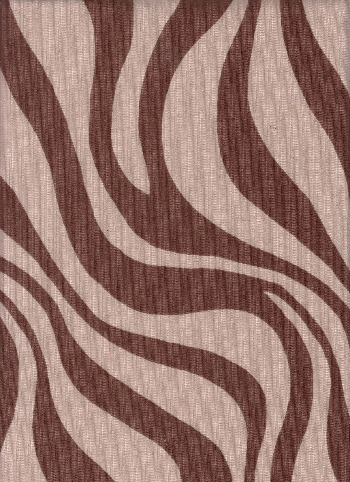 Abstract Zebra Ribbed Knit Fabric