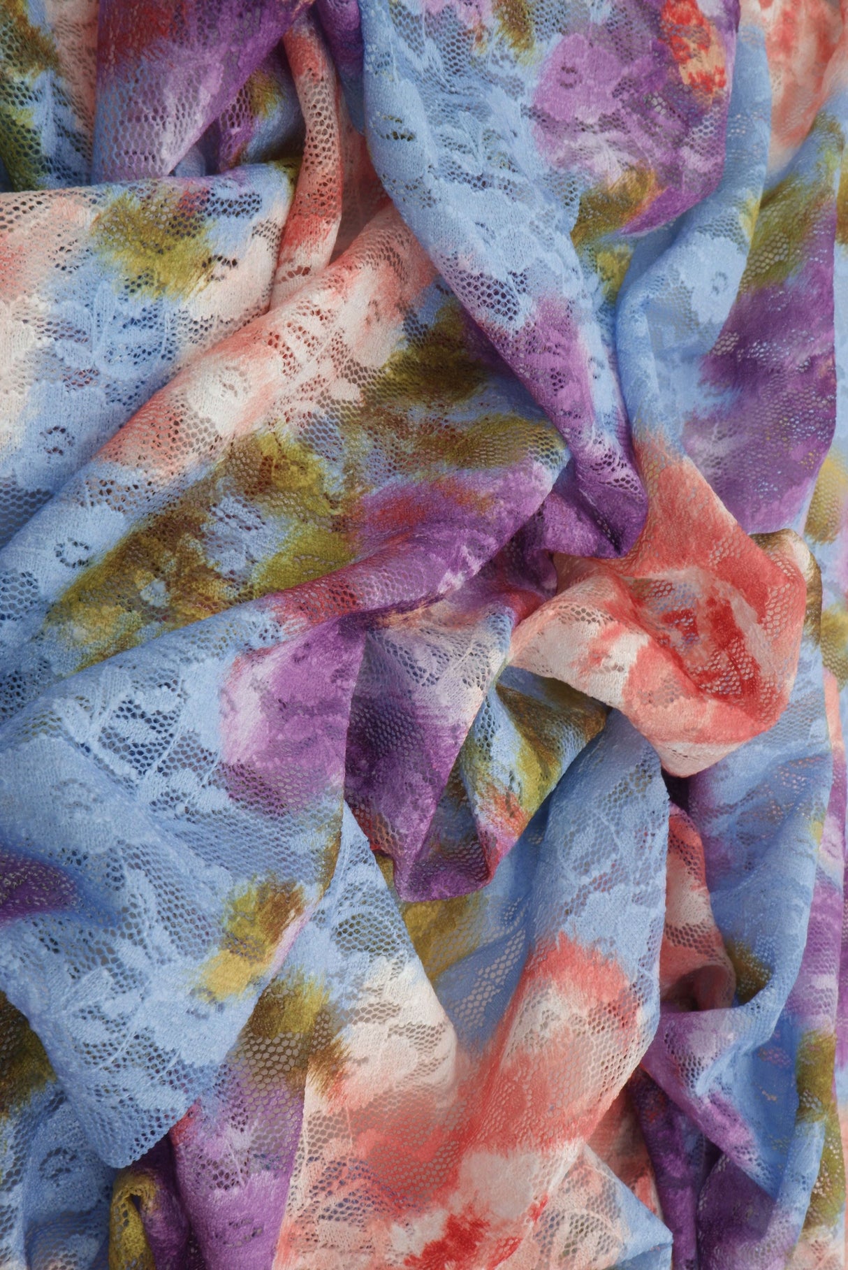 Floral Digital Print Lace