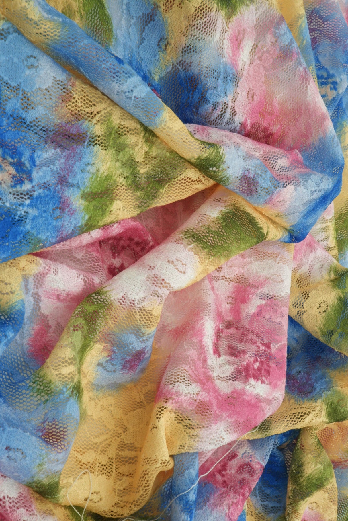 Floral Digital Print Lace