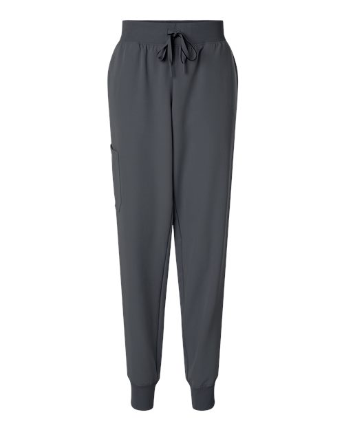 Jaanuu Women's Petite Silex Knit-Waist Scrub Joggers