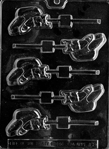 Cute Girl Bunny With Bonnet Lolly Chocolate Mold