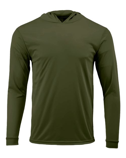 Paragon Unisex Bahama Performance Hooded Long Sleeve T-Shirt