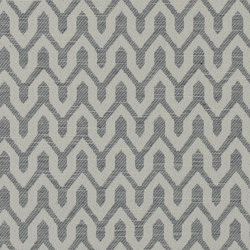 Driftwood Chevron Slubbed Cotton Woven