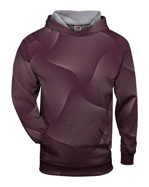 Badger Youth Warp Hooded Long Sleeve T-Shirt