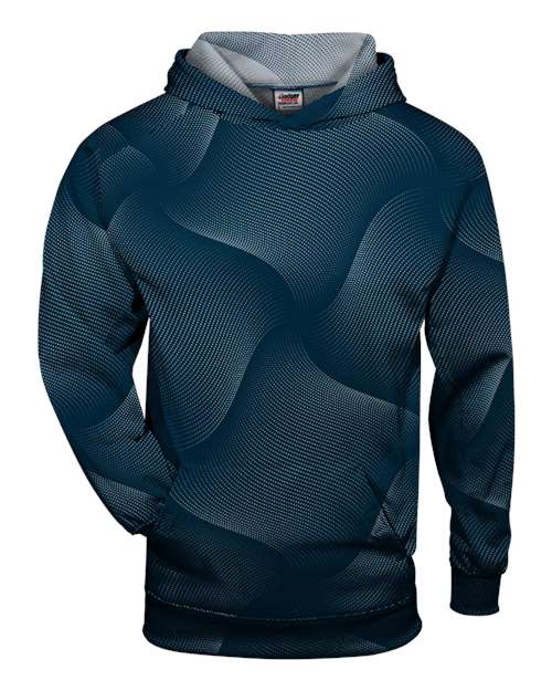 Badger Youth Warp Hooded Long Sleeve T-Shirt