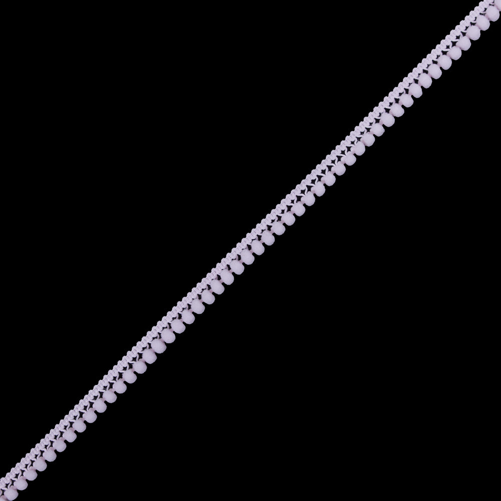 European Light Pink Single Row Mini Pom Pom Trim