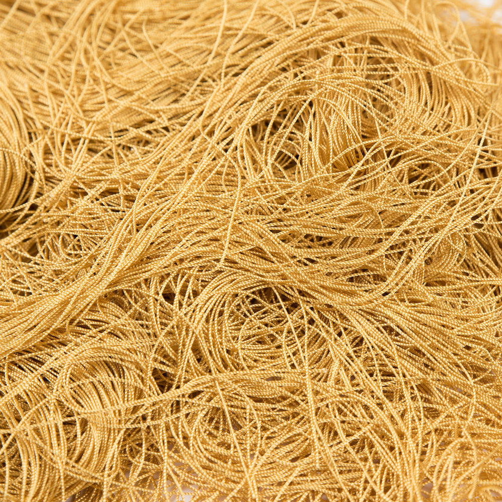European Chainette Fringe Trim - 40" - Gold - Lindsay Collection