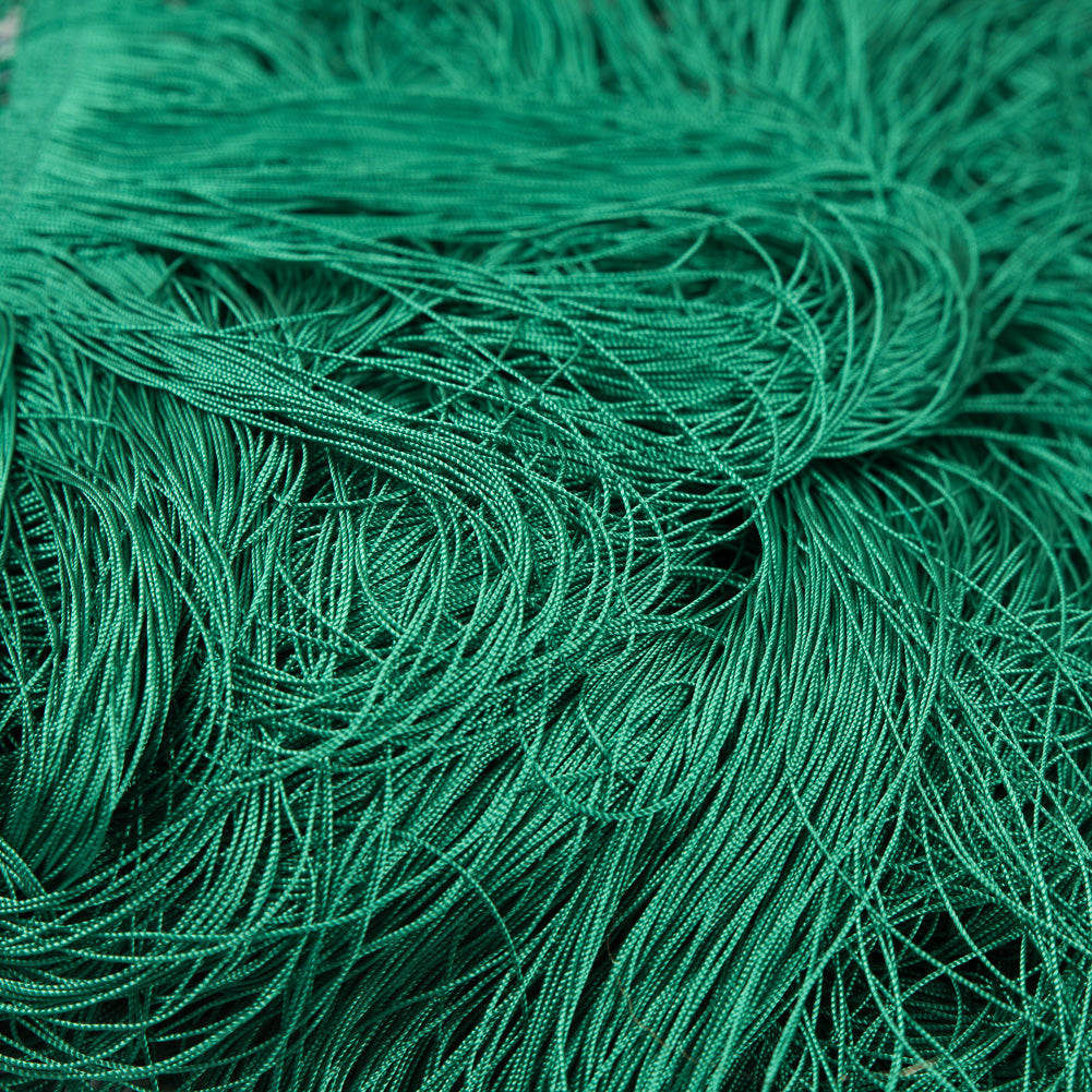 European Chainette Fringe Trim - 40" - Kelly Green - Lindsay Collection
