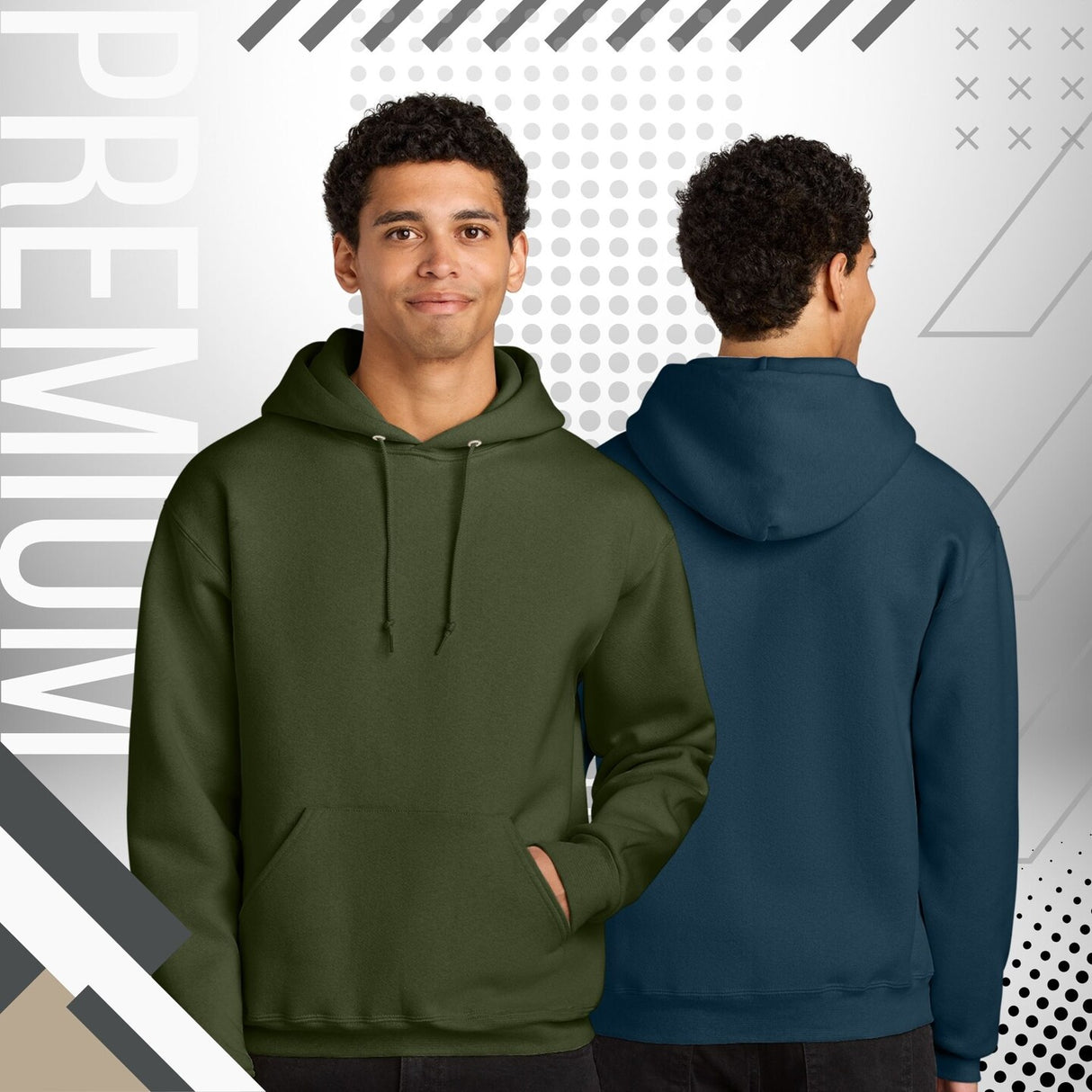 Jerzees® Rugged Unisex Long Sleeve Hooded Sweatshirt