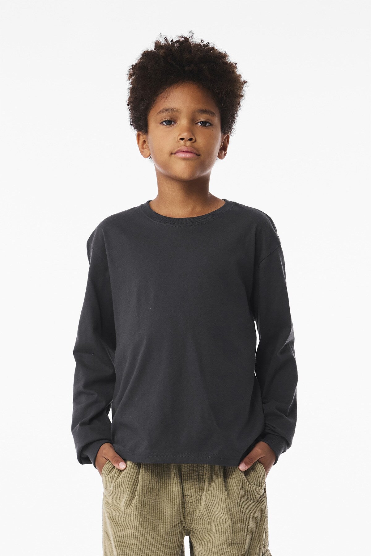 BELLA+CANVAS® Youth 6-Ounce Heavyweight Long Sleeve Tee