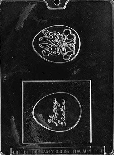 Happy Easter Lift Out Egg Chocolate Mold - LPE181