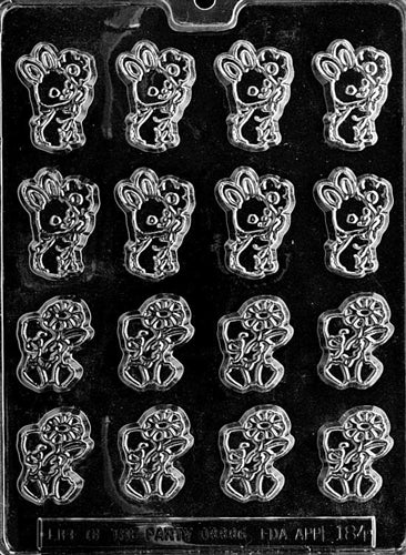 Bite Size Chick And Bunny Chocolate Mold