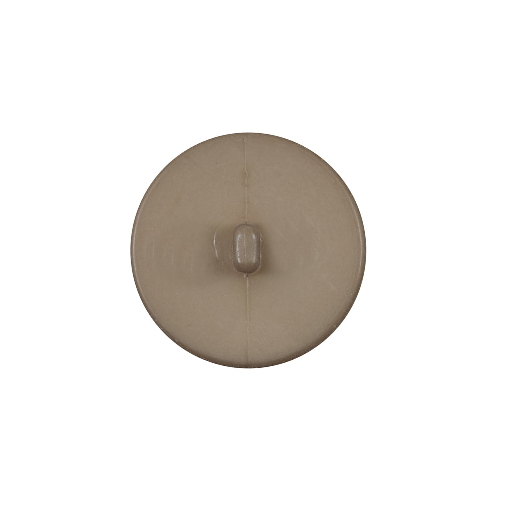 Italian Matte Tan Domed Plastic Button - 32L/20mm