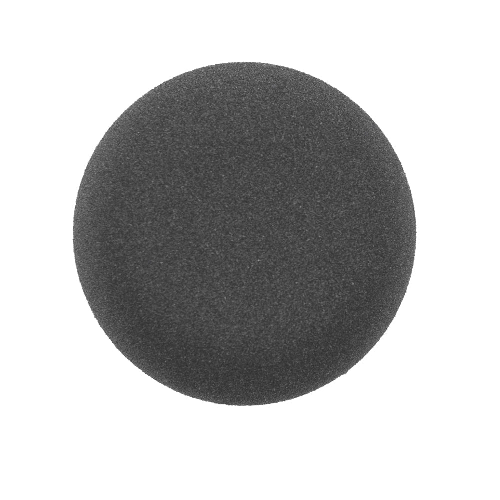 Italian Matte Charcoal Gray Domed Plastic Button - 44L/28mm