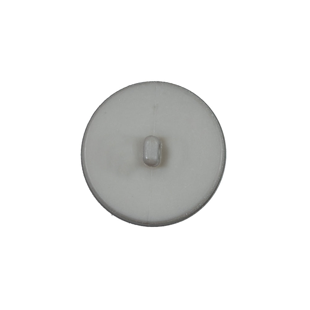 Italian Matte Light Gray Domed Plastic Button - 32L/20mm