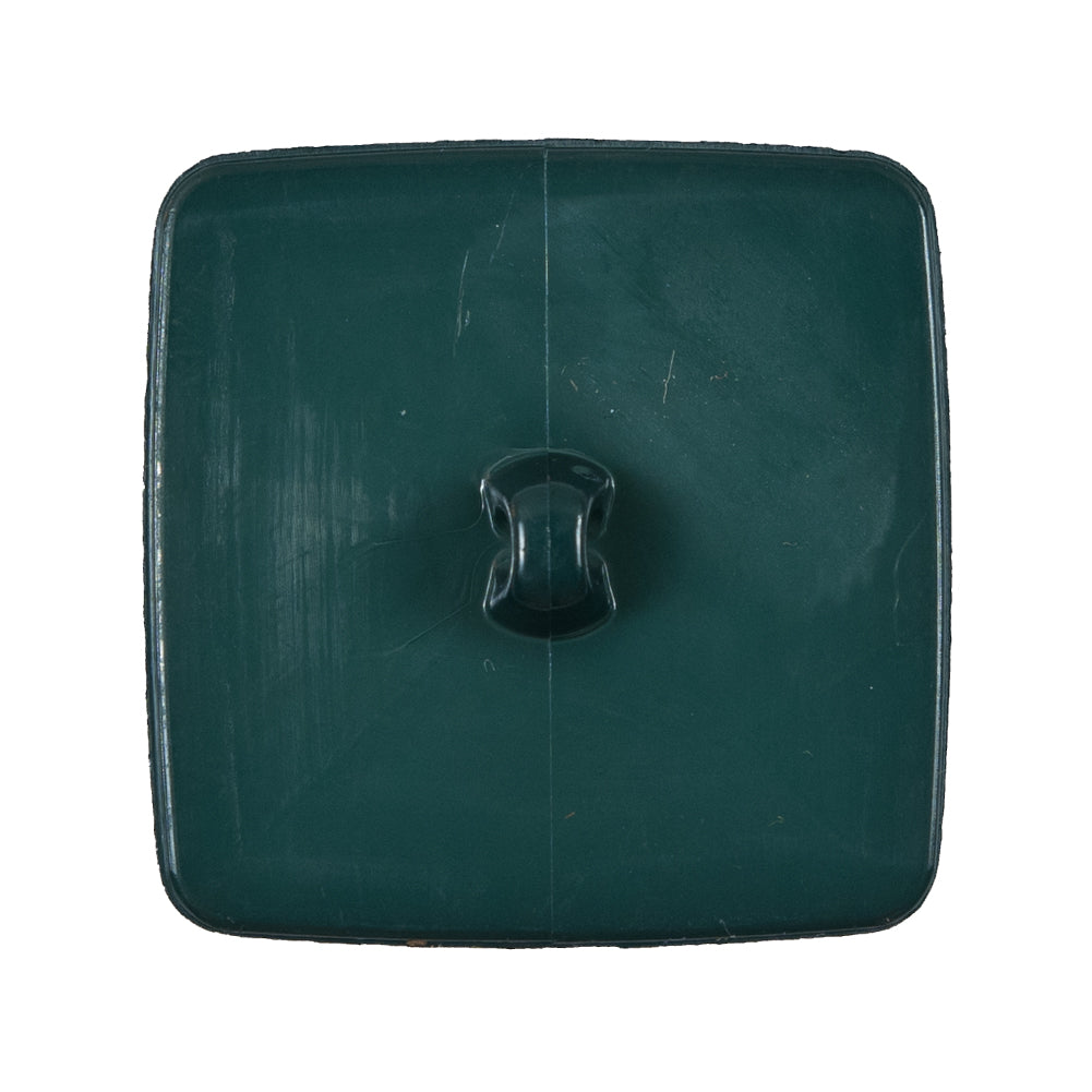 Italian Sycamore Green Square Plastic Button - 48L/30.5mm