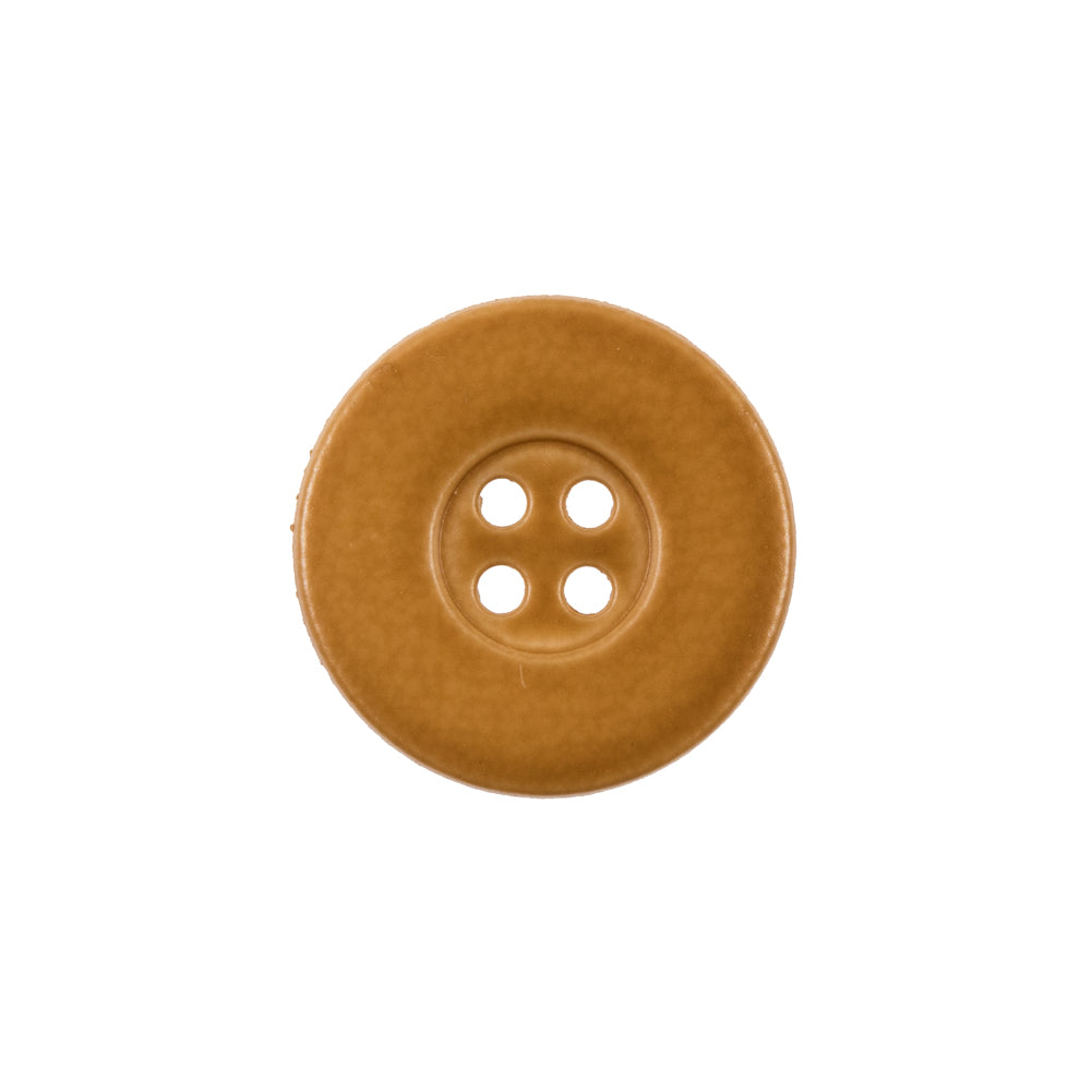 Italian Light Brown 4-Hole Plastic Button -32L/20mm