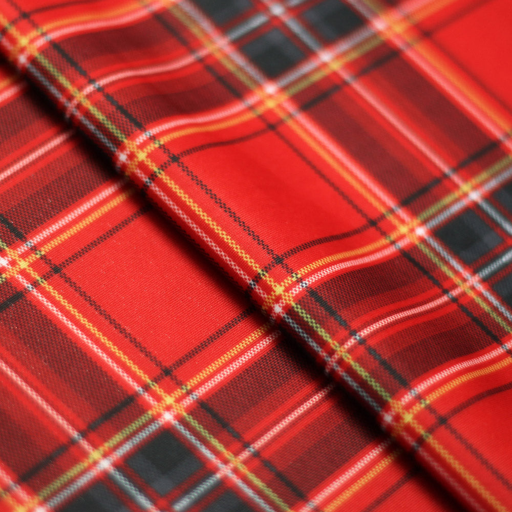 Plaid Classics Polyester Spandex Fabric - Tartan Plaid, 58/60" Width (1 Yard)