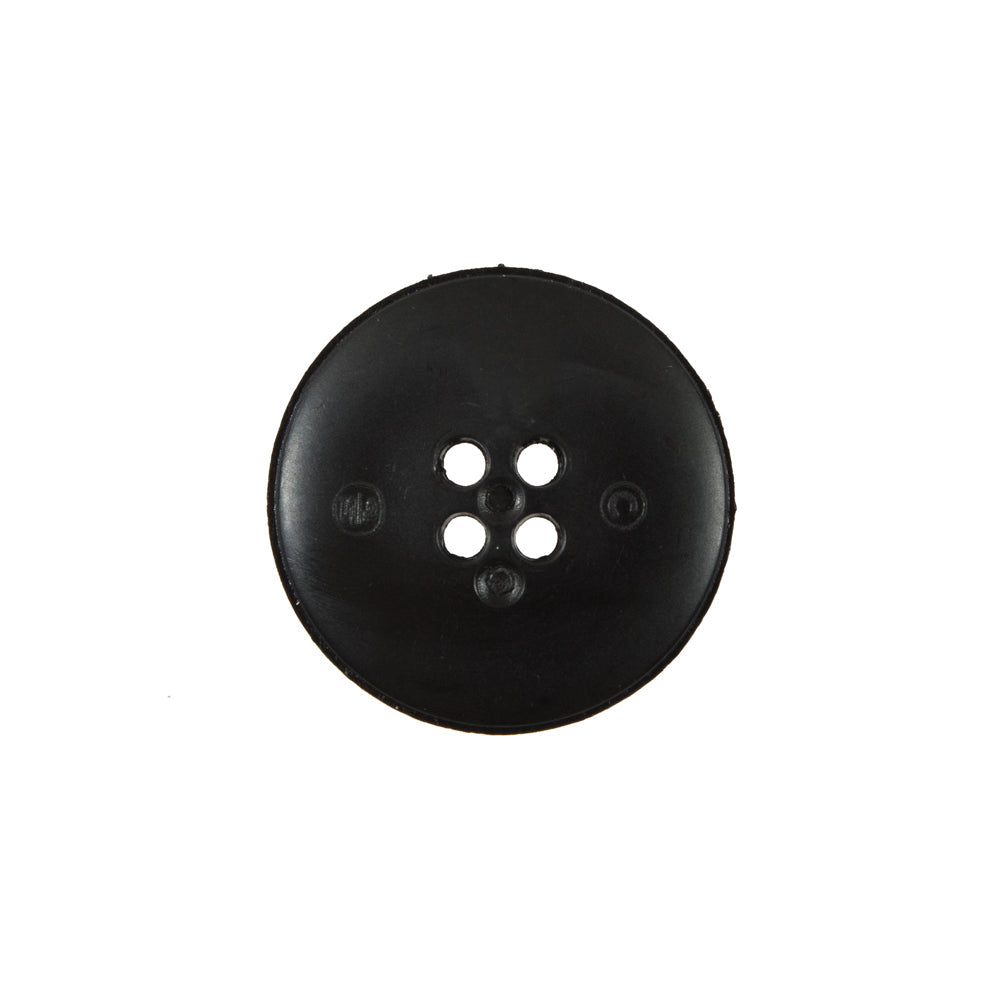 Italian Black and White Geometric Domed Button - 32L/20mm