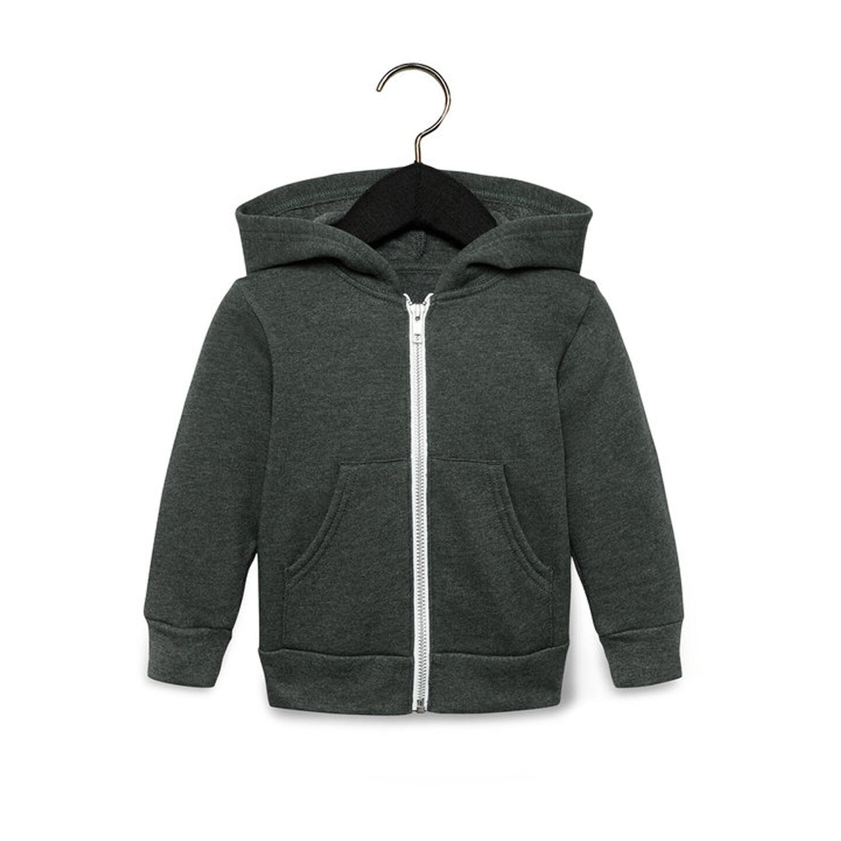 Bella + Canvas® Toddler Sponge Fleece Full Zip Hooded Sweatshirt