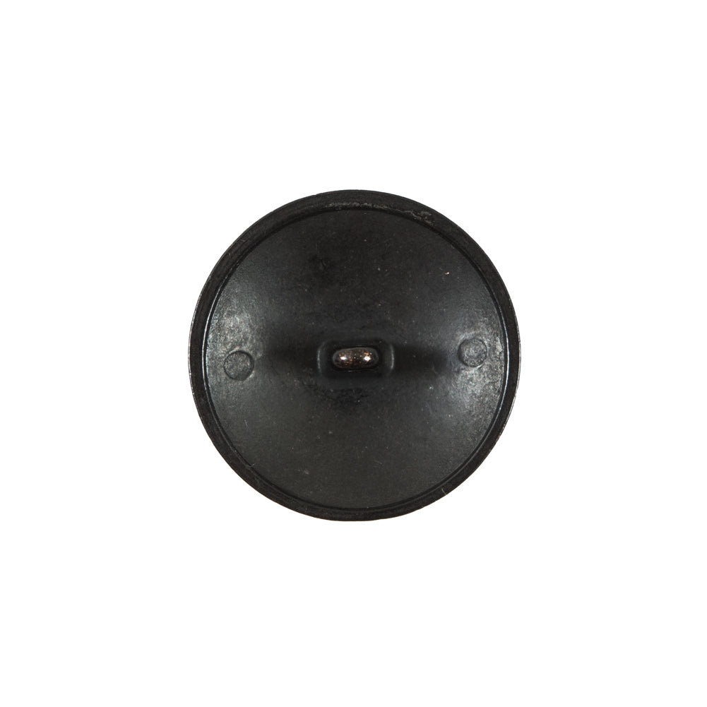 Italian Black Button with Double-Headed Eagle Emblem - 32L/20mm