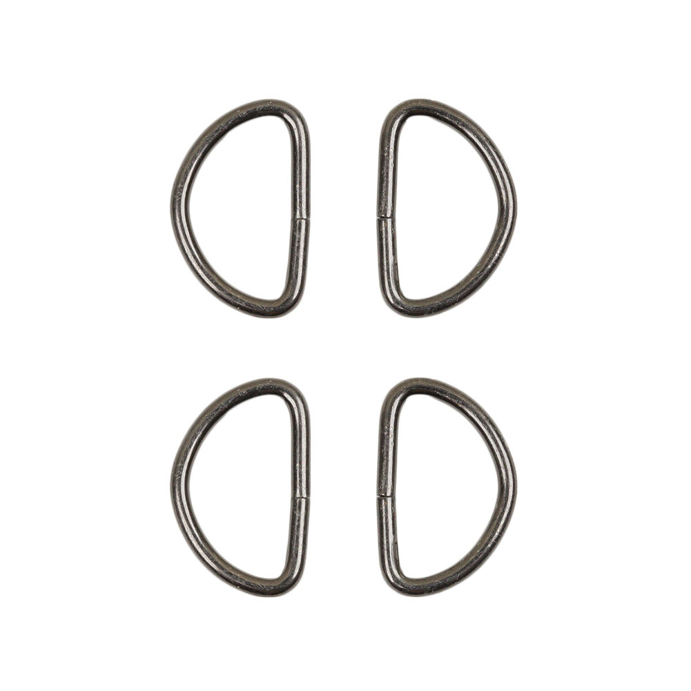 Dritz 4pc Black D-Rings - 0.75"