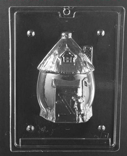 3D Bunny Hut Chocolate Mold