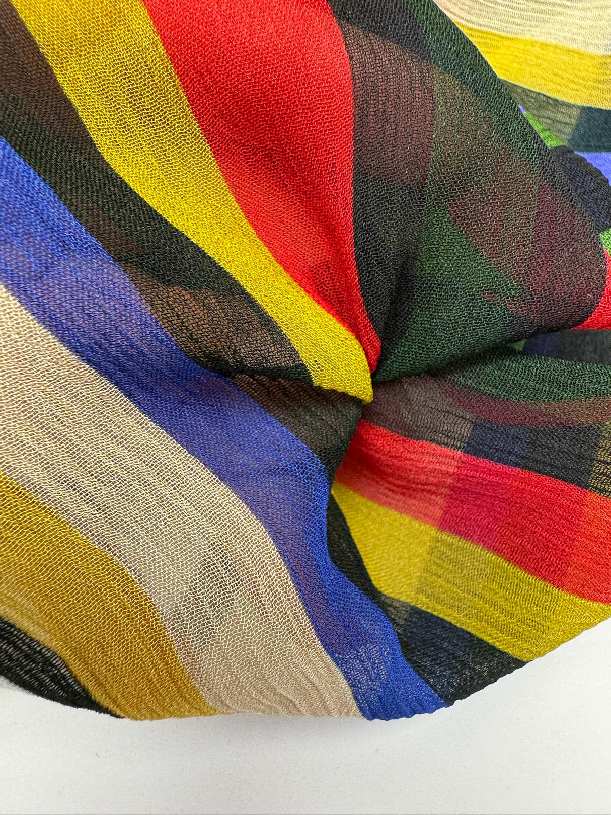Viscose Chiffon Multicolour Crinkled
