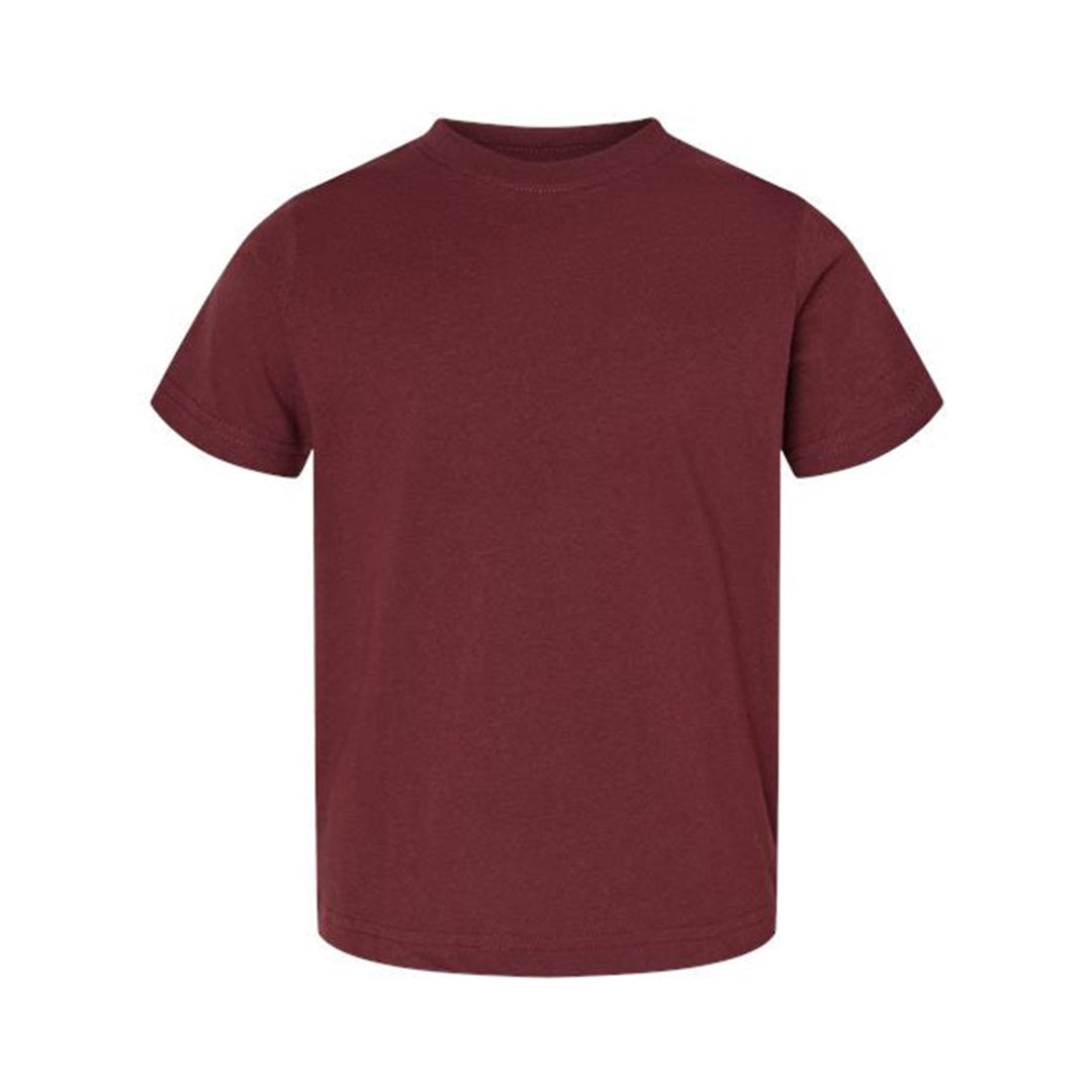 RADYAN® Toddler Crewneck Short Sleeve Fine Jersey Tee