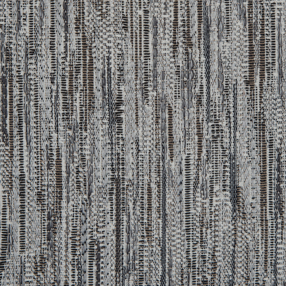 Gray Striated Upholstery Woven