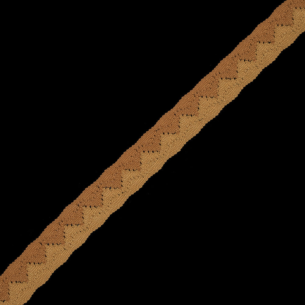 Gold Two-Tone European Crochet Trim - 1"