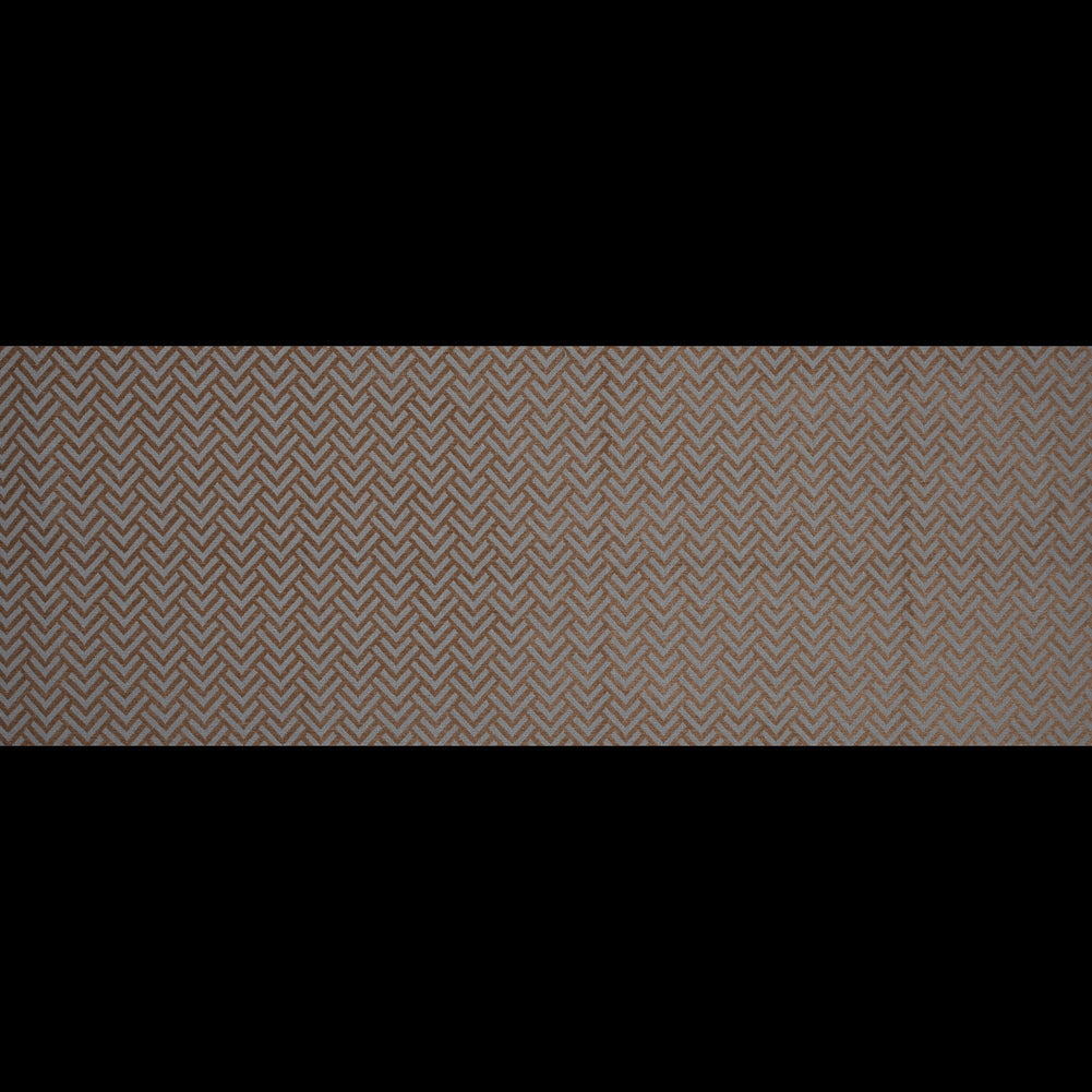 Dark Beige Chevron Upholstery Chenille