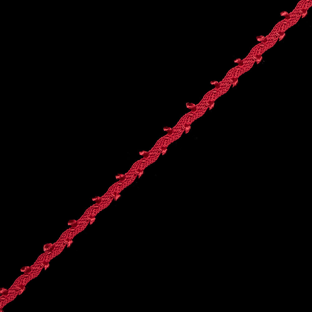 Red European Crochet Trim - 0.25"
