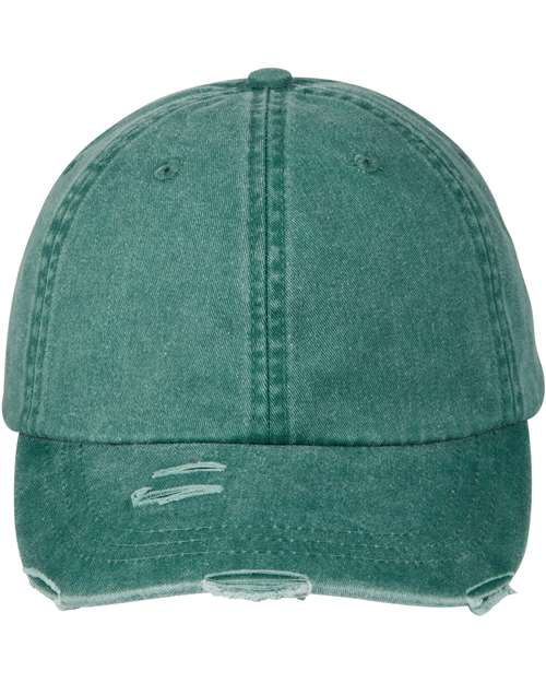Classic Pigment Distressed Cotton Dad Hat with Mesh Lining