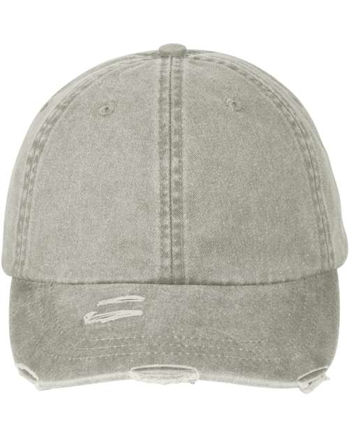 Classic Pigment Distressed Cotton Dad Hat with Mesh Lining