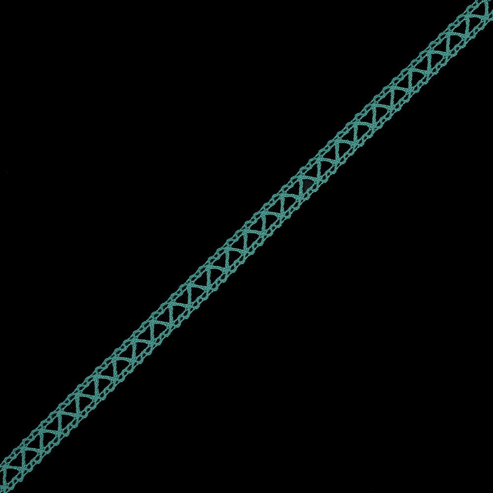 Seafoam European Cotton Crochet Trim - 0.5"