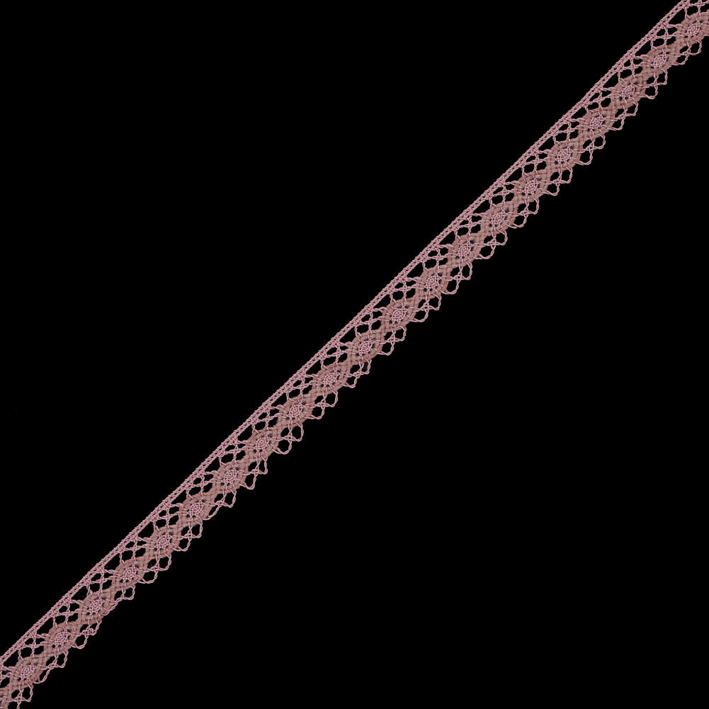 Dusty Rose European Crochet Trim - 0.75"