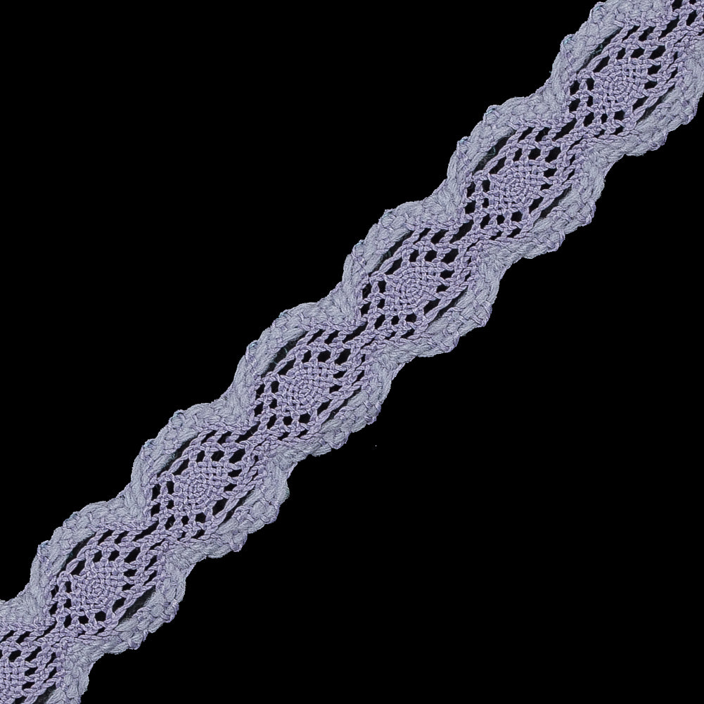 Lavender European Crochet Trim - 0.875"