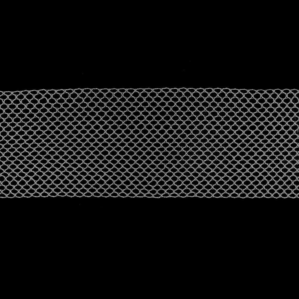 Metallic Silver European Netting - 5"